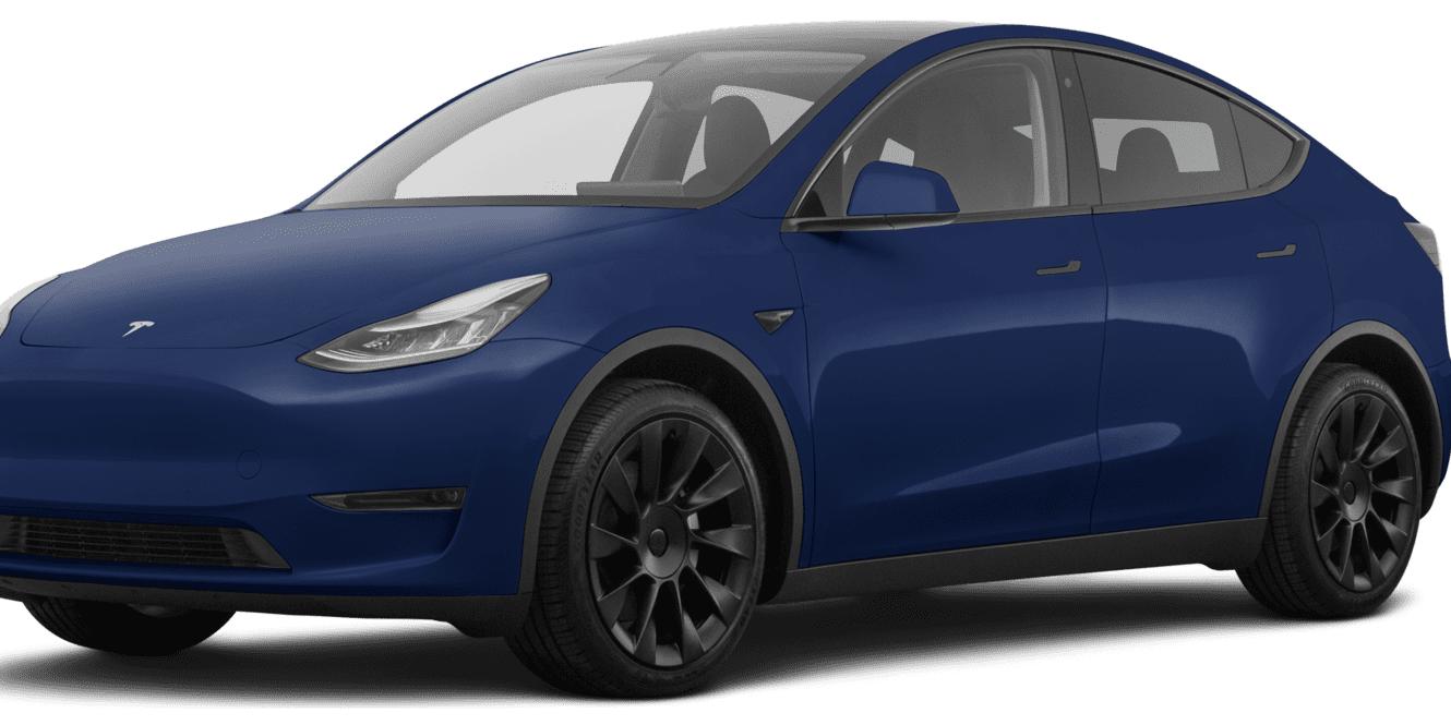 TESLA MODEL Y 2021 5YJYGDED1MF106319 image